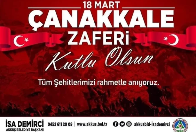 Başkan Demirci’den 18 Mart Çanakkale Zaferi Mesajı