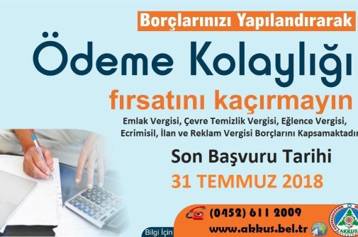 Borcu Olanlar Dikkat! Yarın Son Gün..