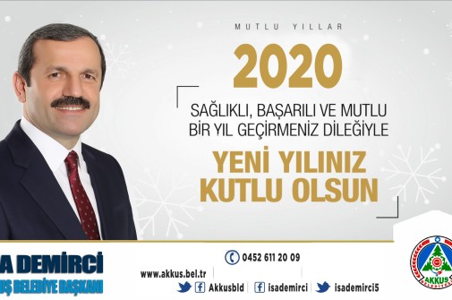 Başkan Demirci'den Yeni Yıl Mesajı
