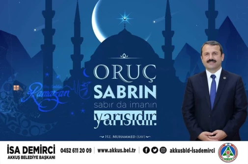 Başkan Demirci “Ramazan Ayında Yaralarımızı Sarmaya Devam Edeceğiz”