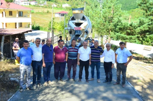 Akkuş Belediyesi Beton Santrali Faaliyete Başladı