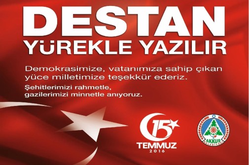 Başkan Demirci'nin 15 Temmuz Mesajı