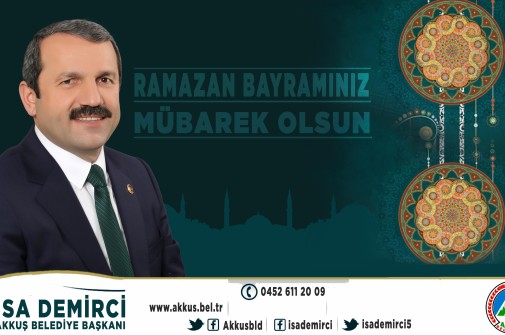 Başkan Demirci'nin Ramazan Bayramı Mesajı