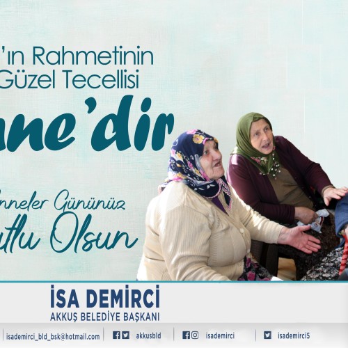 Başkan Demirci'nin Anneler Günü Mesajı