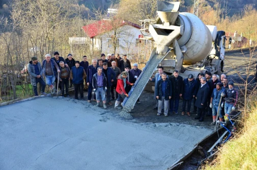 Akkuş’ta 6,2 Km’lik Beton Yolda Sona Gelindi